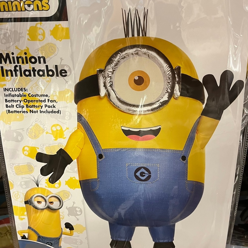Minions Inflatable Halloween Costume Adult One Size New